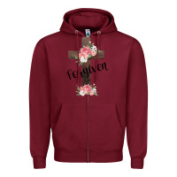 Burgundy Forgiven Zipper Hoodie - Bettercallsaul