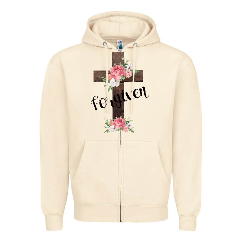 Forgiven Zipper Hoodie by Bettercallsaul | Teevron