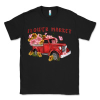 Black flower market Classic Tee - MaliasSmallBusiness