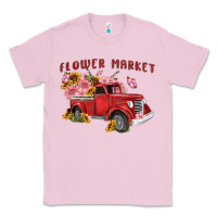 Bubblegum Pink flower market Classic Tee - MaliasSmallBusiness