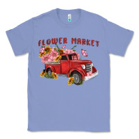 Colony Blue flower market Classic Tee - MaliasSmallBusiness
