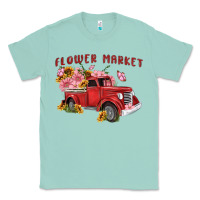 Seafoam flower market Classic Tee - MaliasSmallBusiness