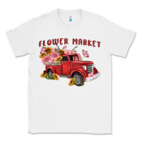 White flower market Classic Tee - MaliasSmallBusiness