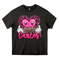 Asphalt hey cancer with middle fingers Heavy Core Tee - AdoDesignShop