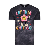Cloud Black let that shit go Vintage Tee - MaliasSmallBusiness