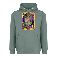 Sage joker mardi gras skeleton Heavyweight Hoodie - CowGirlArtShop