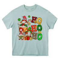 Arona ho ho ho christmas latte with gnomies Heavy Core Tee - AdoDesignShop
