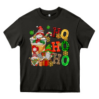 Asphalt ho ho ho christmas latte with gnomies Heavy Core Tee - AdoDesignShop