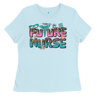 Baby Blue future nurse Ladies Tee - AdoDesignShop