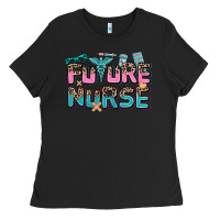 Black future nurse Ladies Tee - AdoDesignShop