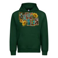 Forest Green Western Blessed Urban Hoodie - FaDigitalArtStudio
