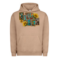Pigment Burro Western Blessed Urban Hoodie - FaDigitalArtStudio