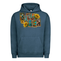 Pigment Midnight Navy Western Blessed Urban Hoodie - FaDigitalArtStudio