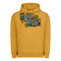 Pigment Peanut Butter Western Blessed Urban Hoodie - FaDigitalArtStudio