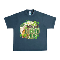 Midnight Navy let's get lucked up Urban Heavy Tee - MaliasSmallBusiness