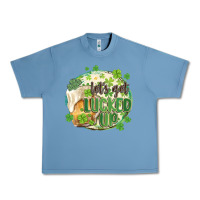 Pebble Blue let's get lucked up Urban Heavy Tee - MaliasSmallBusiness