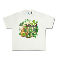 Pistachio let's get lucked up Urban Heavy Tee - MaliasSmallBusiness