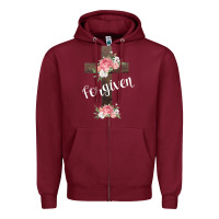 Burgundy Forgiven Zipper Hoodie - Bettercallsaul