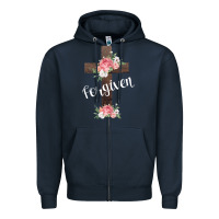 Navy Forgiven Zipper Hoodie - Bettercallsaul