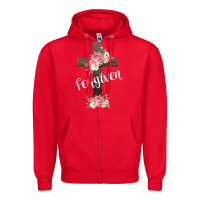 Red Forgiven Zipper Hoodie - Bettercallsaul
