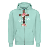 Seafoam Forgiven Zipper Hoodie - Bettercallsaul