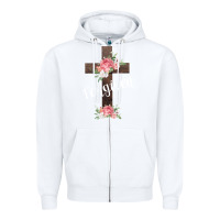 White Forgiven Zipper Hoodie - Bettercallsaul