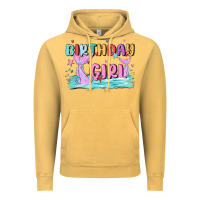 Vintage Mustard birthday girl Vintage Hoodie - MaliasSmallBusiness
