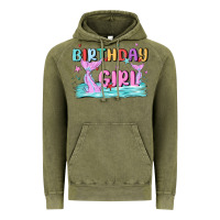 Vintage Olive birthday girl Vintage Hoodie - MaliasSmallBusiness