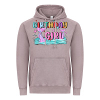Vintage Zinc birthday girl Vintage Hoodie - MaliasSmallBusiness