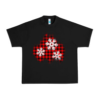 Black Christmas snowflakes patch Urban Heavy Tee - AdoDesignShop