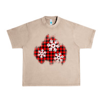 French Oak Christmas snowflakes patch Urban Heavy Tee - AdoDesignShop