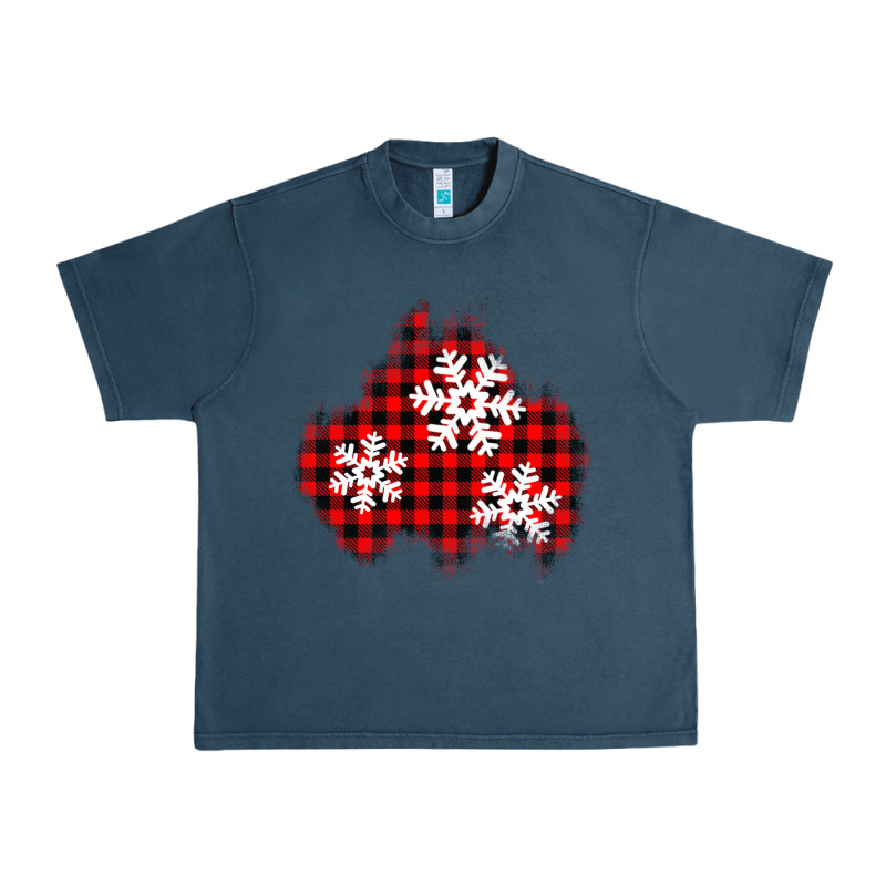 Christmas Snowflakes Patch Urban Heavy Tee by AdoDesignShop | Teevron
