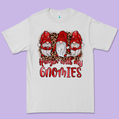 Hangin' With My Gnomies Premium Tee Designed By Jahusdesignshop