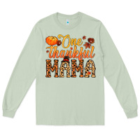 Matcha one thankful mama Long Sleeve Tee - MaliasSmallBusiness
