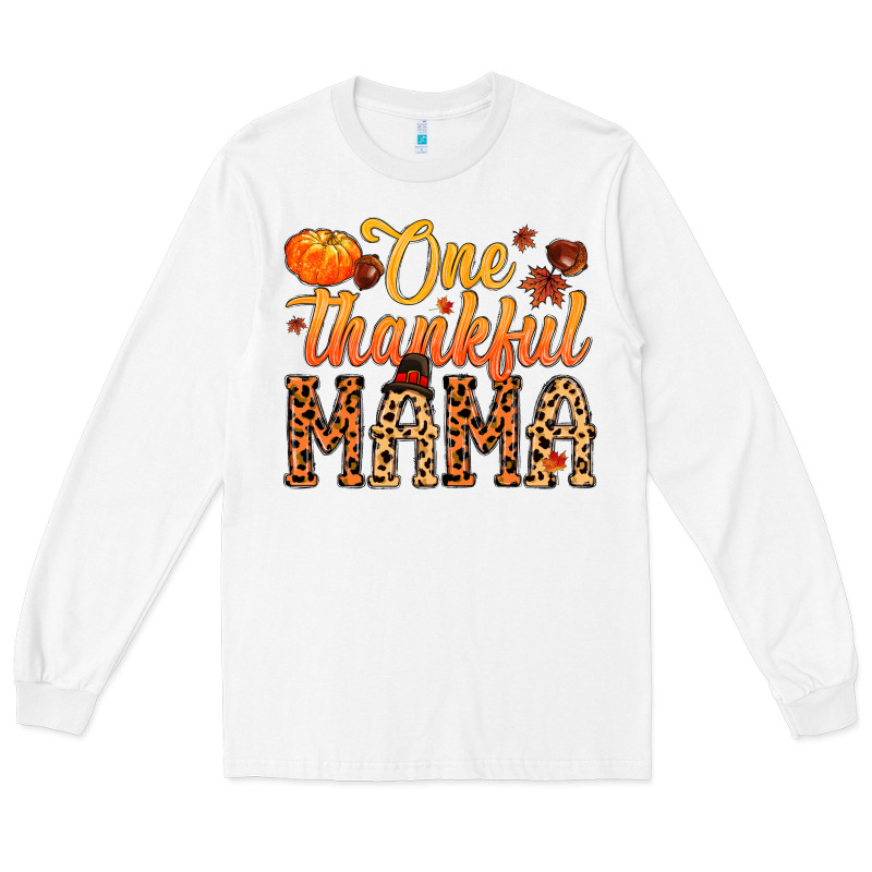 One Thankful Mama Long Sleeve Tee by MaliasSmallBusiness | Teevron