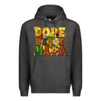 Charcoal Heather dope black mama juneteenth Premium Hoodie - CowGirlArtShop