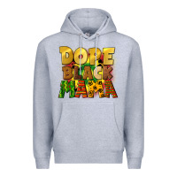 Heather Grey dope black mama juneteenth Premium Hoodie - CowGirlArtShop