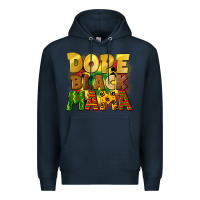 Navy dope black mama juneteenth Premium Hoodie - CowGirlArtShop
