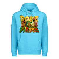 Ocean Blue dope black mama juneteenth Premium Hoodie - CowGirlArtShop