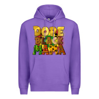 Purple dope black mama juneteenth Premium Hoodie - CowGirlArtShop