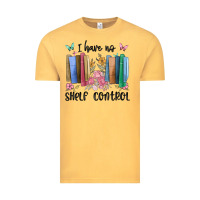 Vintage Mustard i have no shelf control Vintage Tee - MaliasSmallBusiness