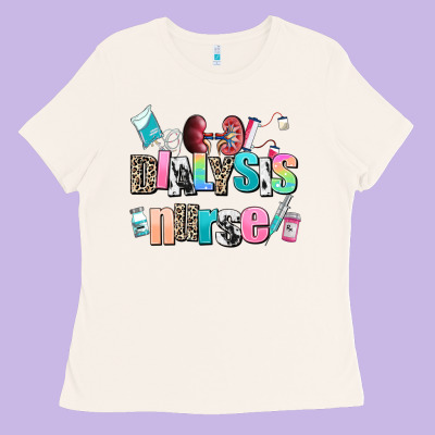Dialysis Nurse Ladies Tee Designed By Adodesignshop