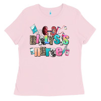 Bubblegum Pink dialysis nurse Ladies Tee - AdoDesignShop