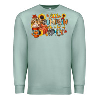 Seafoam little pumpkin with a lot of spice Premium Sweatshirt - CowGirlArtShop