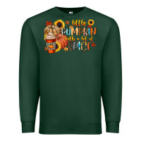 Sports Green little pumpkin with a lot of spice Premium Sweatshirt - CowGirlArtShop