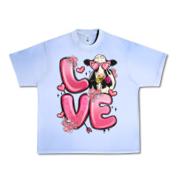 Grape Ice love cow valentine's day Urban Heavy Tee - MaliasSmallBusiness
