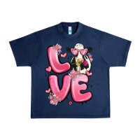 Navy love cow valentine's day Urban Heavy Tee - MaliasSmallBusiness