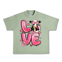 Oil Green love cow valentine's day Urban Heavy Tee - MaliasSmallBusiness