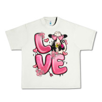Pistachio love cow valentine's day Urban Heavy Tee - MaliasSmallBusiness
