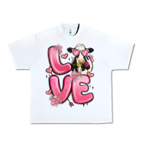 White love cow valentine's day Urban Heavy Tee - MaliasSmallBusiness